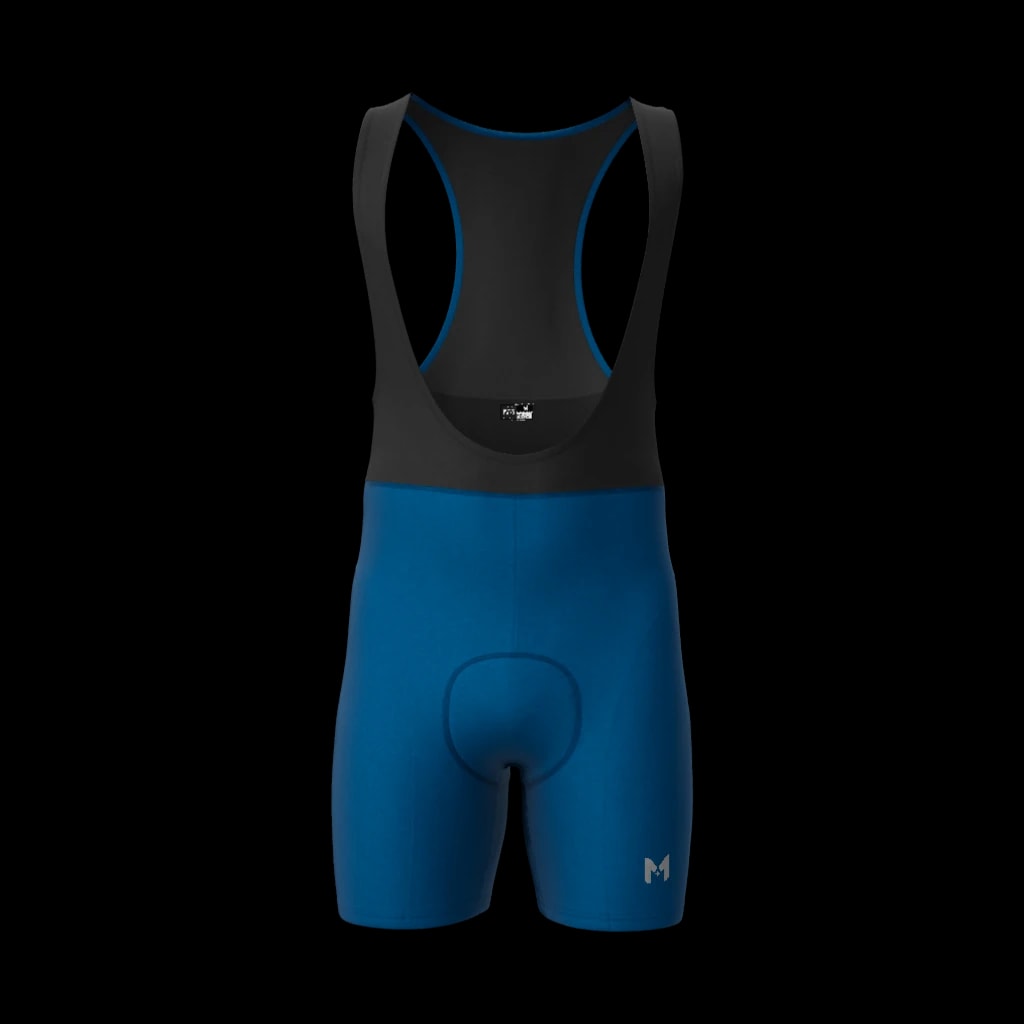 Pantaloncini da ciclismo con bretelle da uomo personalizzabili — immagine del prodotto 1